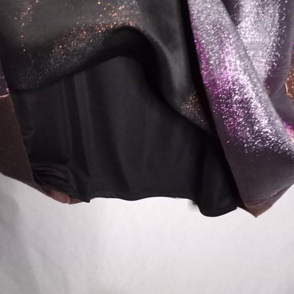 Laundry By Shelli Segall Dress Women's 2 Multi Color Metallic Formal Futuristic - Picture 9 of 10